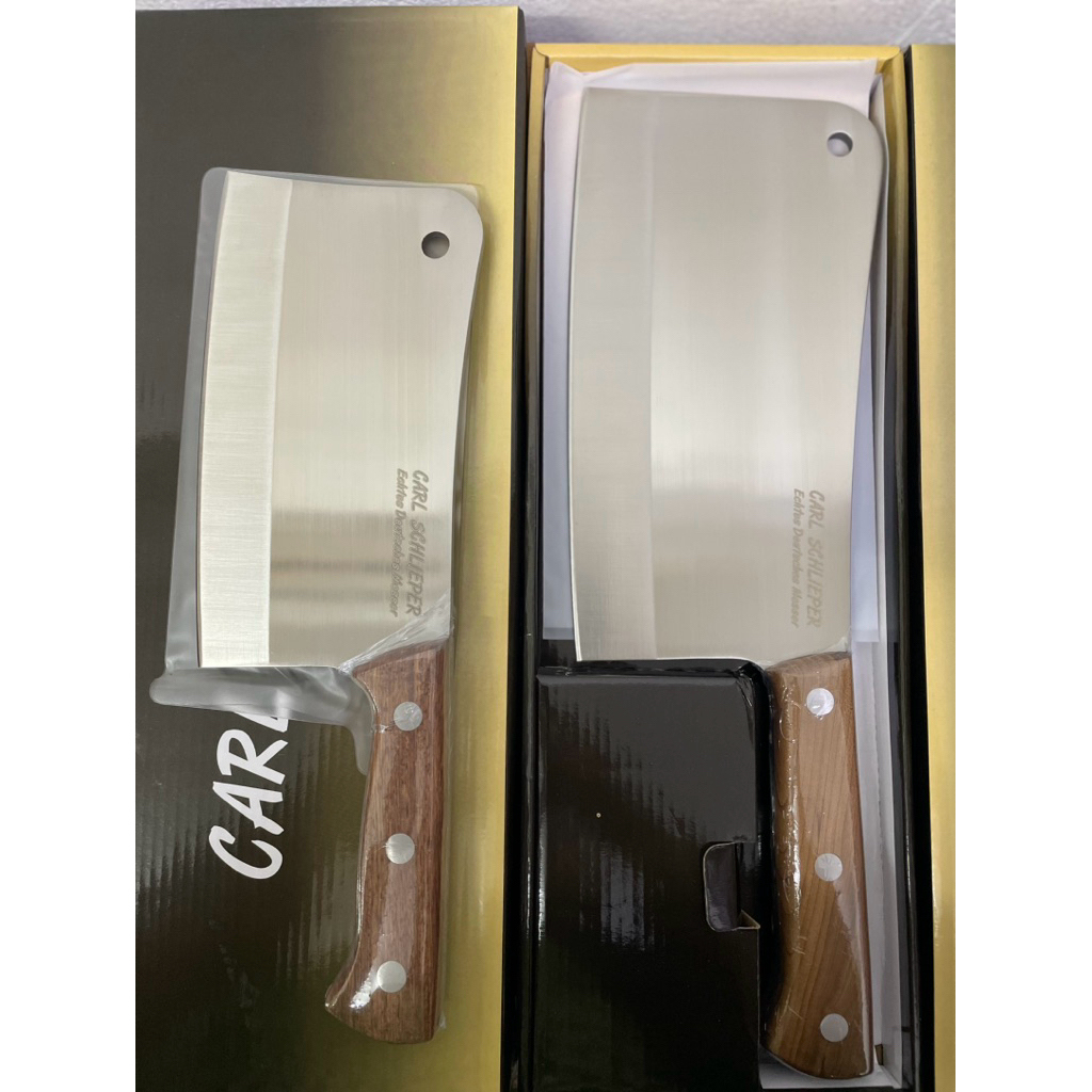 CARL SCHLIEPER Pisau Daging Dapur Pisau Cincang Tajam Sembelih Pisau Stainless Tulang