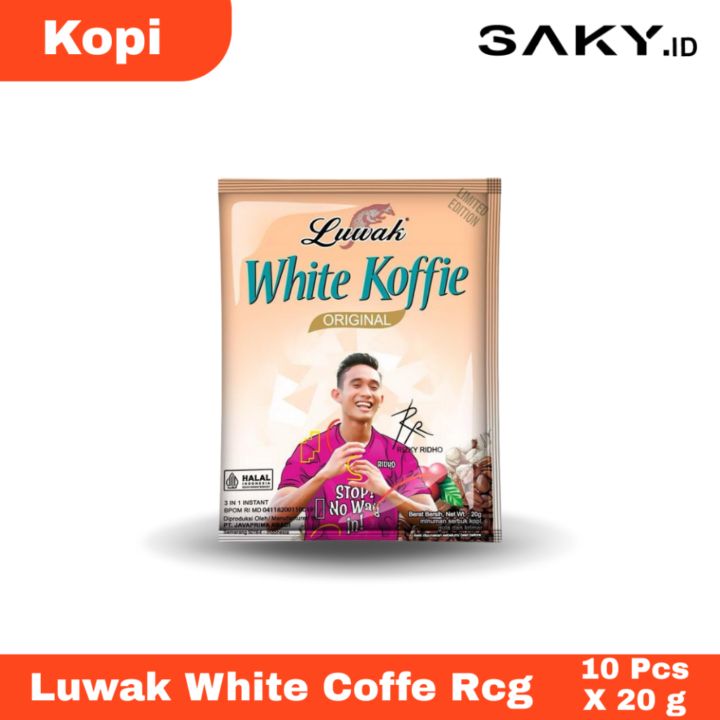 

Luwak White Coffe 1 Rcg 10 Sachet