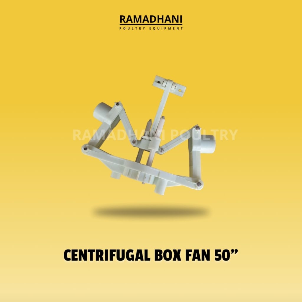 Centrifugal Box Fan 50" Push Pull Pendorong Shutter Blower Pembuka Penutup Blower