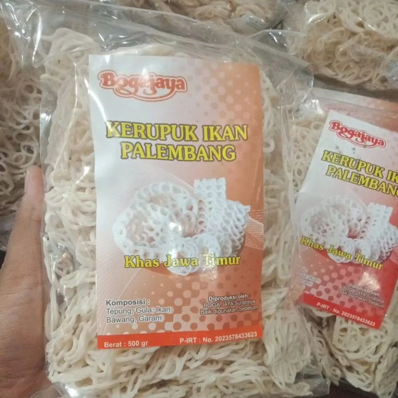 

Bogajaya Kerupuk Mentah Ikan Palembang Khas Indonesia Cocok untuk Cemilan Keluarga