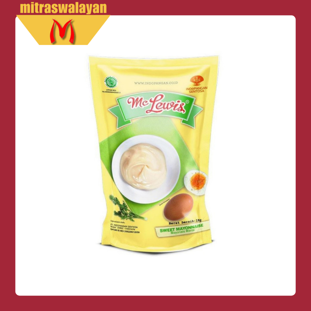 

MC LEWIS Mayonais Manis Kemasan Pouch 1000 gr