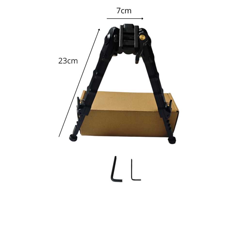 COWFISH KAKI SENAPAN / BIPOT ACCU TAC SR-5QD / SR-4QD HITAM