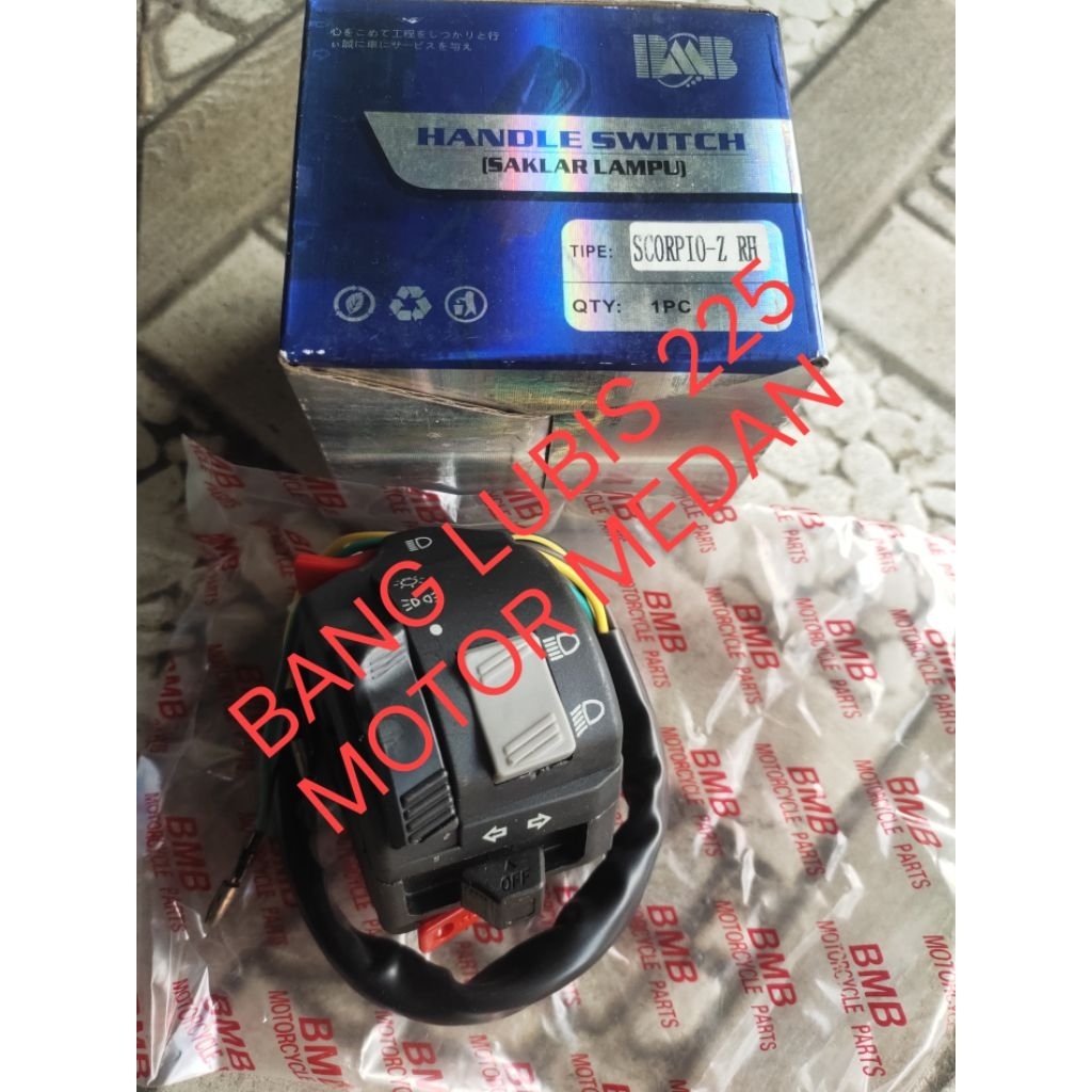 Saklar Lampu Motor Scorpio, Vixion dan RX king