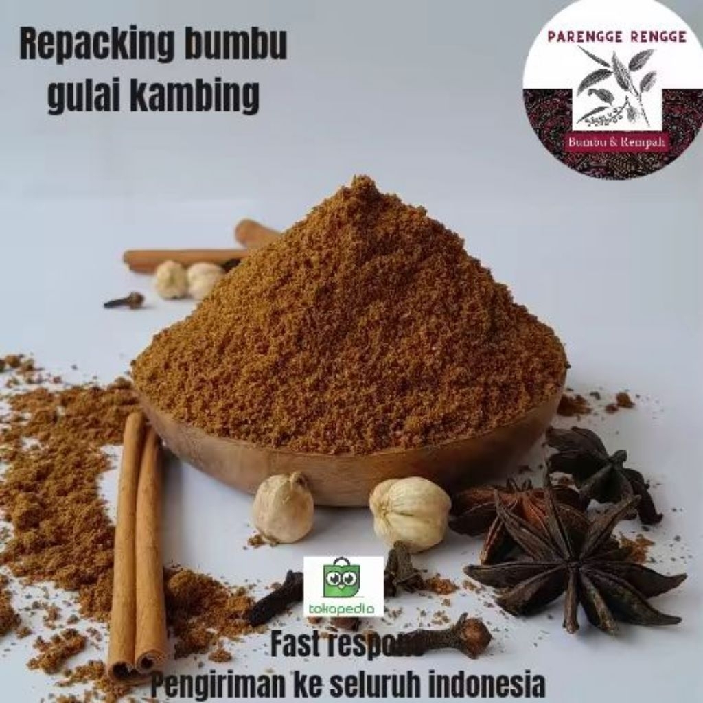 

Repacking Bumbu Pemasak kambing / Asli Sari Minang / Bumbu gulai minang