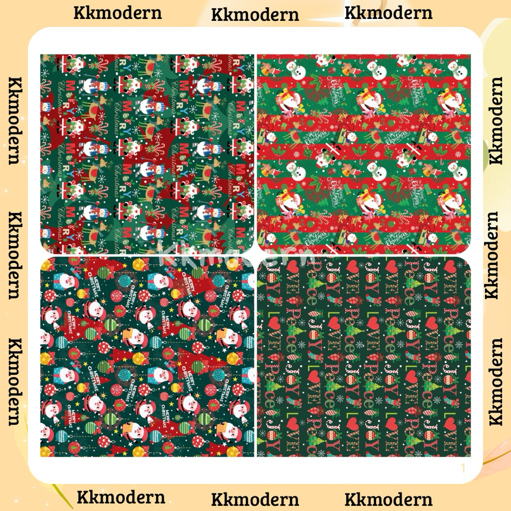 

KERTAS KADO NATAL SANSAN WAWA KERTAS KADO MERRY CHRISMAST SANWA DOF