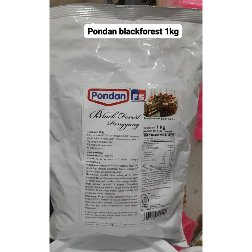 

Pondan Blackforest Pouch 1kg