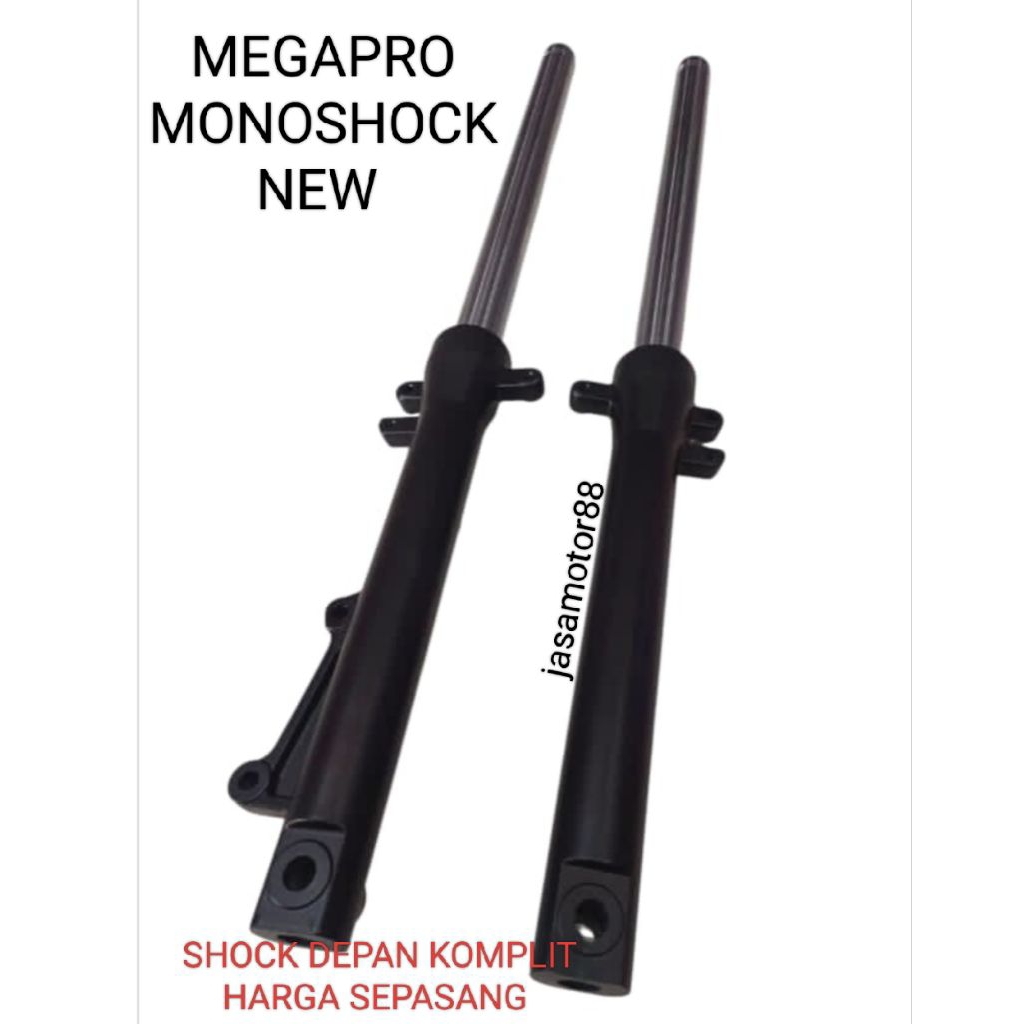SHOCK DEPAN KOMPLIT MEGAPRO MONO SEPASANG