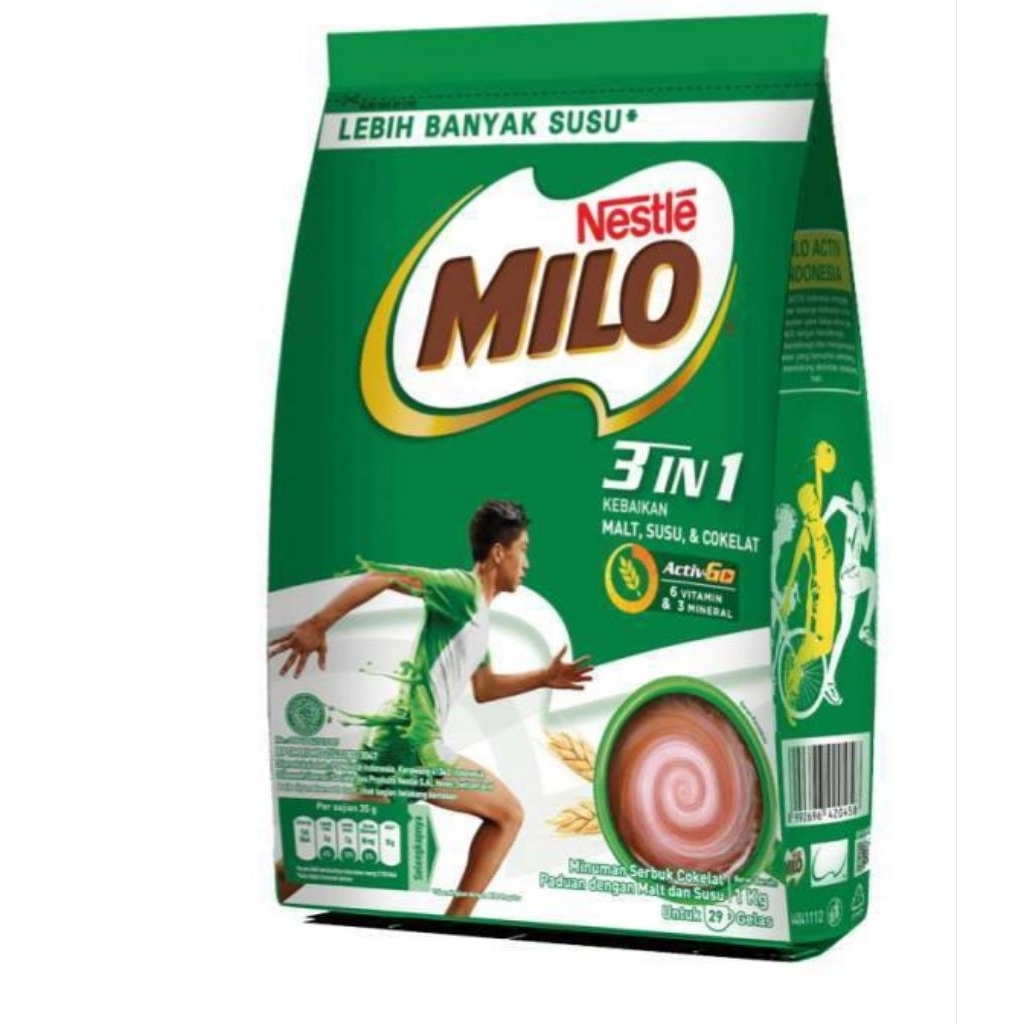 

1 kg Milo 3 in 1 Nestle