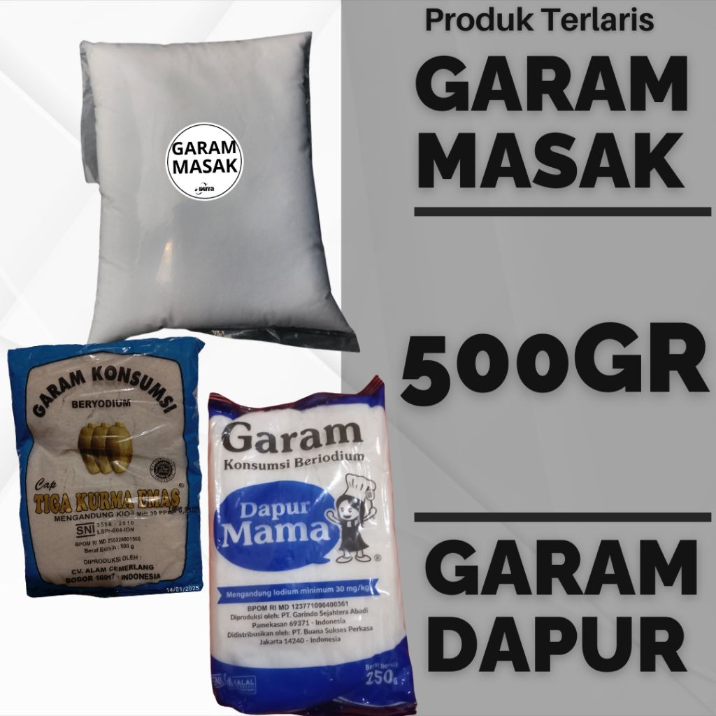 

GARAM DAPUR 500GR - GARAM MASAK 500GR - GARAM - GARAM NON IODIUM - GARAM KONSUMSI - GARAM HALUS - GARAM DEBU - GARAM TEPUNG - GARAM BUMBU - GARAM IODIUM - GARAM 500GR - GARAM 500GR - GARAM HALUS 500GR - GARAM HALUS 1KG