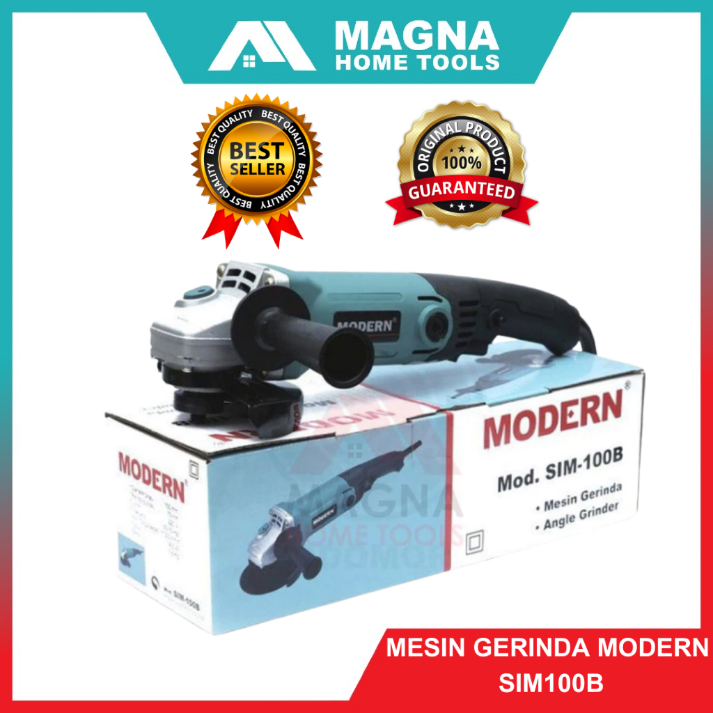 MESIN GERINDA TANGAN/ANGEL GRINDER MODERN SIM-100B [ORI]