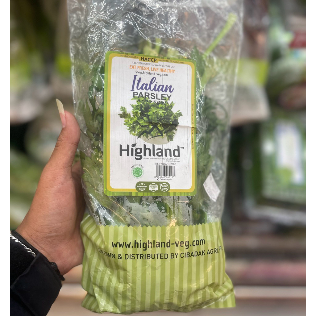 

Italian Parsley | Highland Italian Parsley Import 200gram | Pack