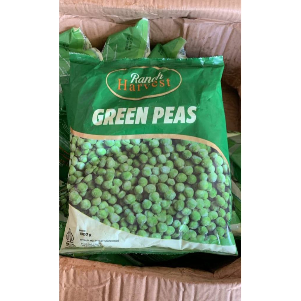 

Green peas / Kacang Polong Frozen 1kg Harvest