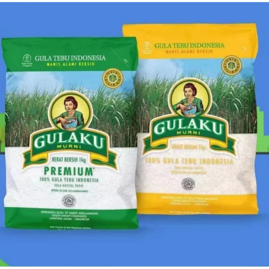 

GULAKU Gula Pasir Premium Kemasan 1KG