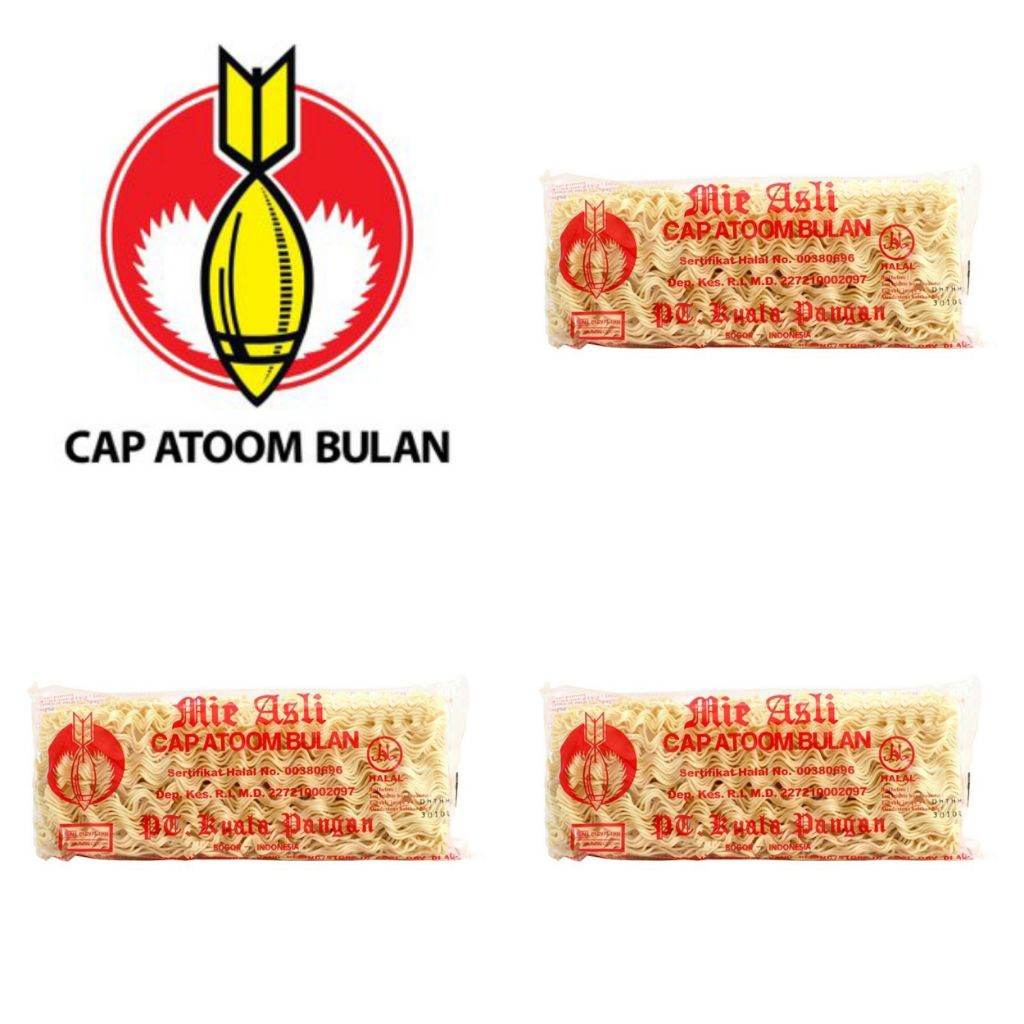 

Cap Atom Bulan Mi Telur Asli 200 Gram