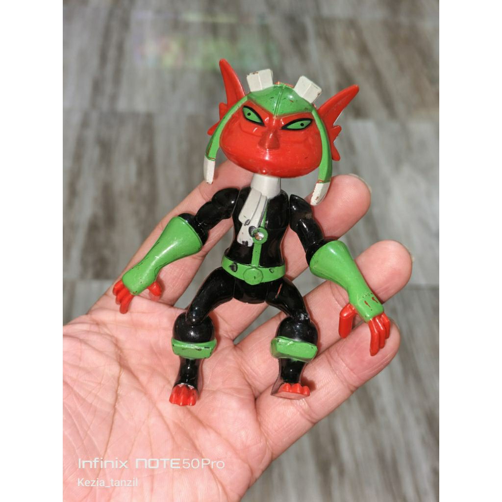 ACTION FIGURE FIGUR MONSTER BEN10 BENTEN BEN 10 TEN ARTIKULASI JURY RIG JURI RIGG ALIEN OMNIVERSE JU
