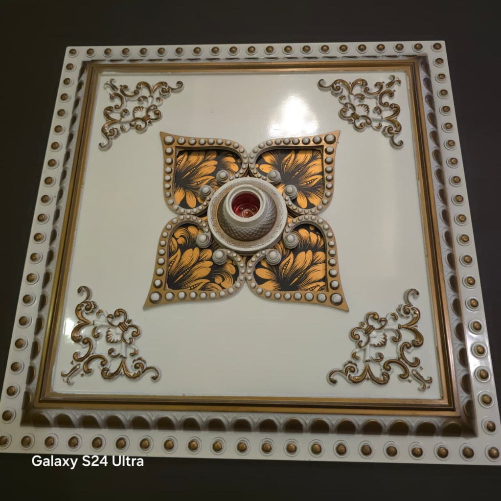 [ TERLARISS ] VICON FITTING LAMPU ORNAMEN 45CM  ORNAMEN LAMPU PLAFOn PVc