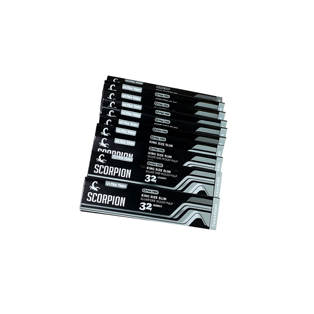 

Kertas gulung Scorpion king size slim premium