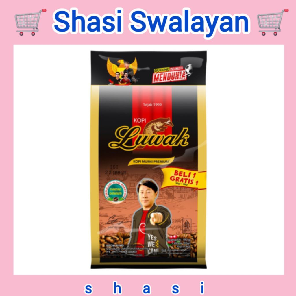 

1 gratis 1 Luwak Kopi Murni Premium 100 gr