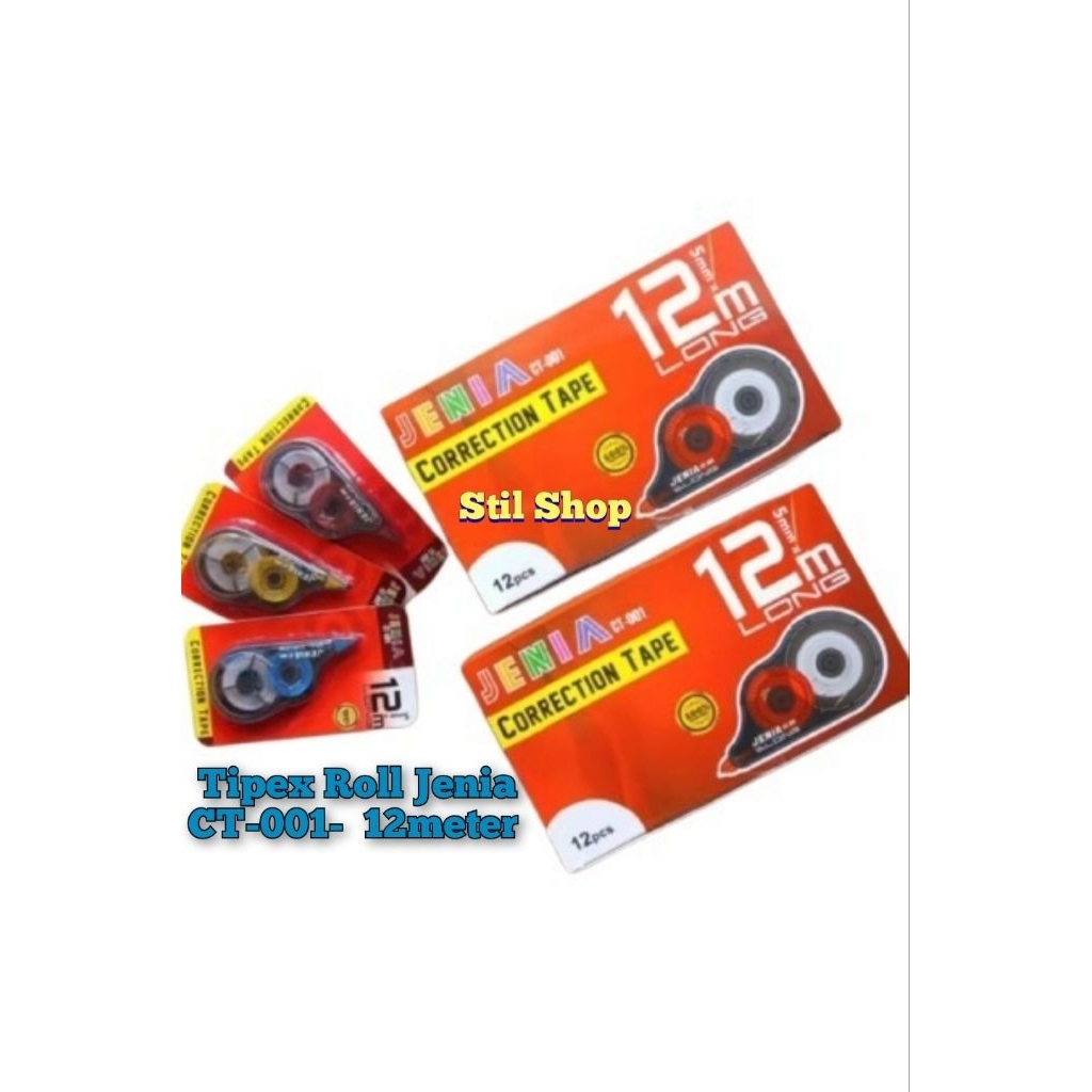 

TIP-EX ROLL JENIA CT-001 12 meter