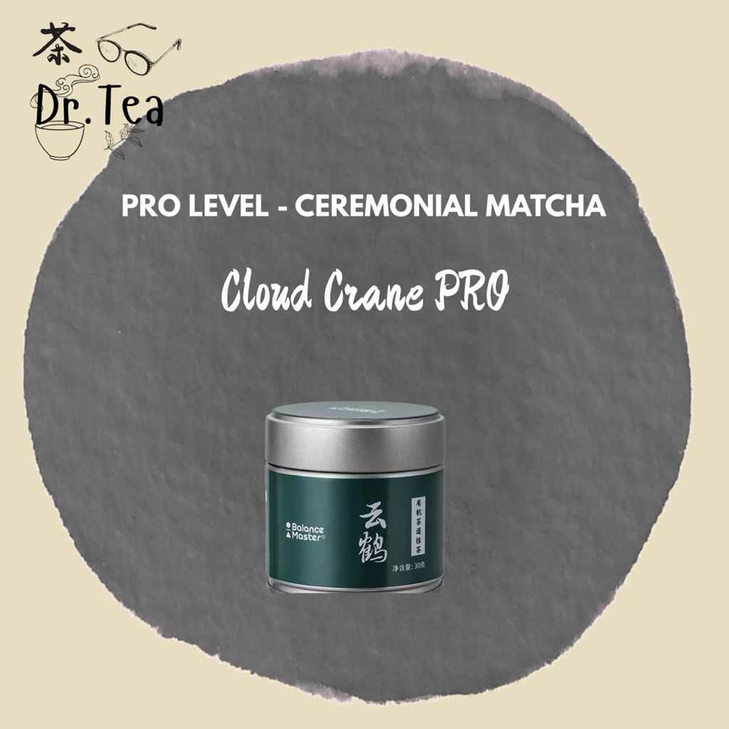 

Dr.Tea - Cloud Crane Pro - Ceremonial Matcha - Organic Matcha - 30 gr