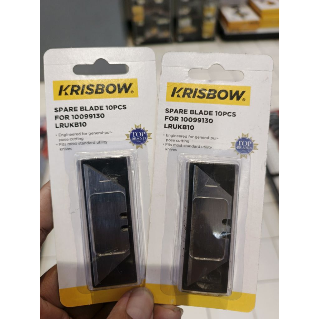 

Krisbow set mata pisau cutter retractable/refill mata cutter heavy duty