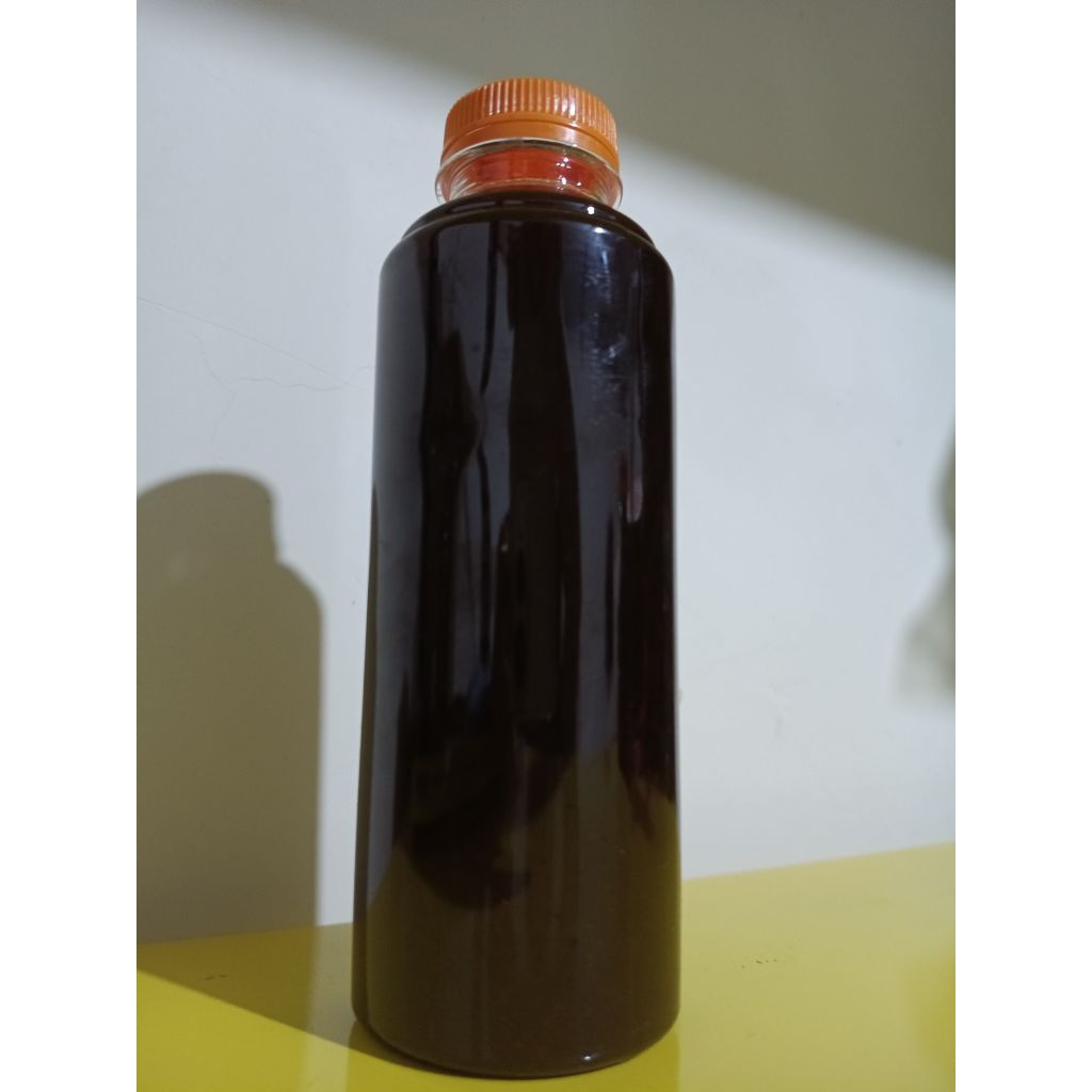 

Gula Juroh Hasil Rebusan Air Legen Asli(Kemasan 250ml) Direbus Dari 2 liter Air Legen Murni