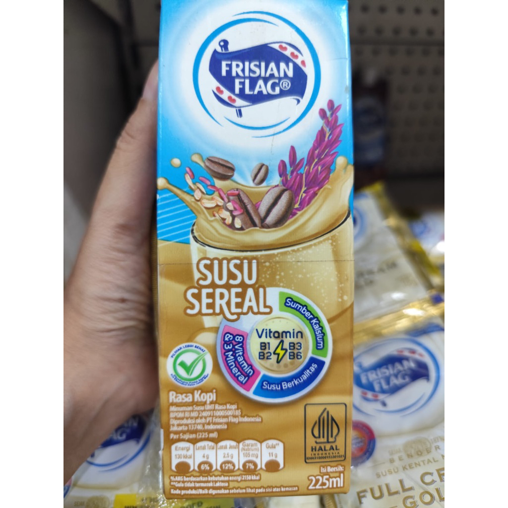

Frisian Flag UHT 225ml Susu Cereal Rasa kopi