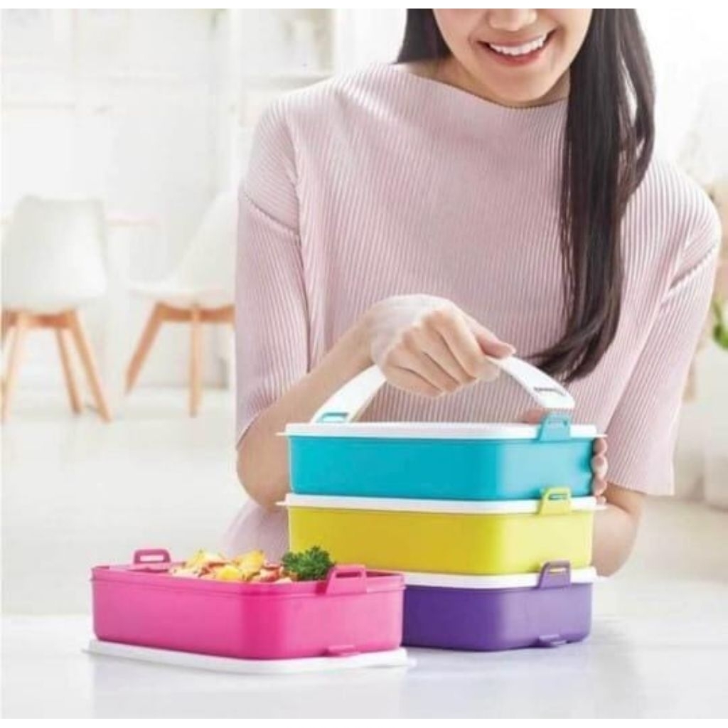 Promo rantang Tupperware 4 susun ukuran 900 ml