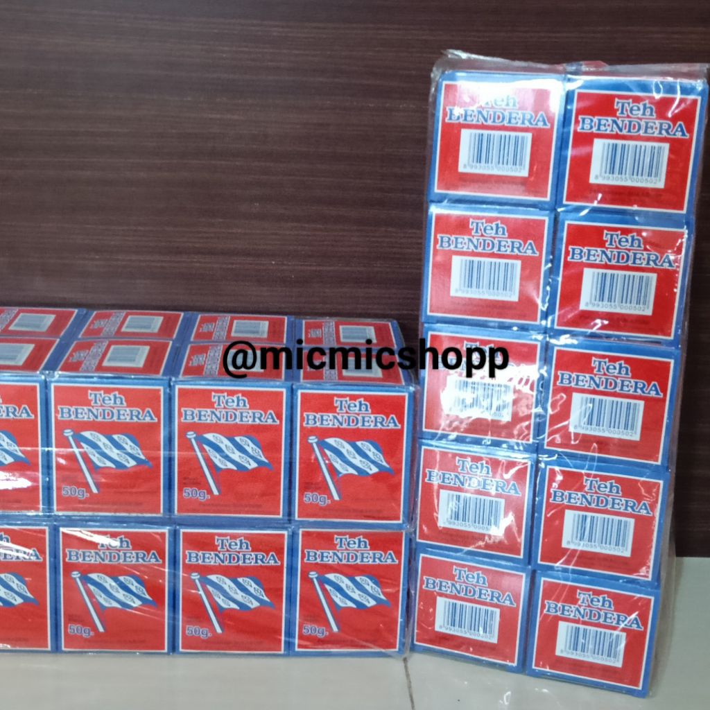 

Teh Bendera Bubuk 50 gr Teh Wangi Hitam Sepet
