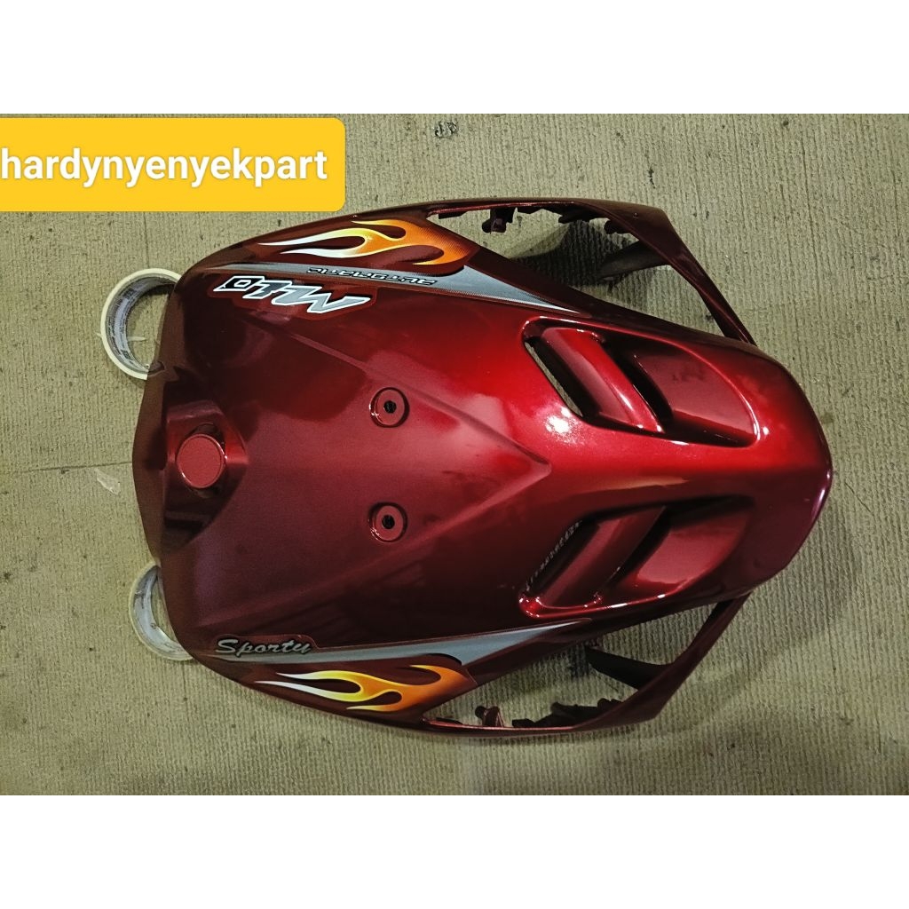 panel depan Yamaha Mio sporty/Mio lama metik plus stiker warna merah maroon