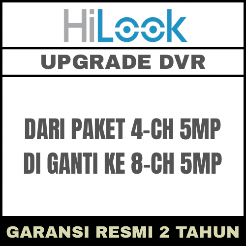Upgrade DVR HILOOK 5MP 4 Channel Ke 8 Channel