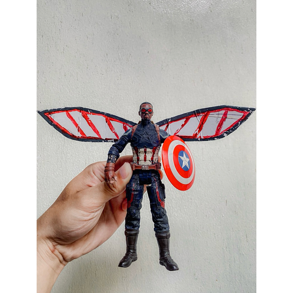 figure captain america winter soldier spiderman avengers doomsday marvel legends toybiz