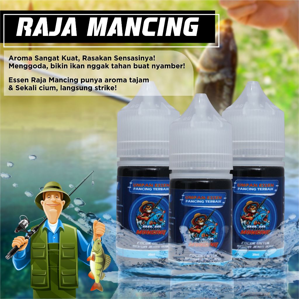 Essen Raja Mancing - Essen Pancing Ikan Lele Aroma Premium Wangi Gurih Super Segar Enak ( Khusus Unt