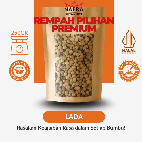 

Bumbu Nafra Lada - Biji Lada Utuh, Premium Quality