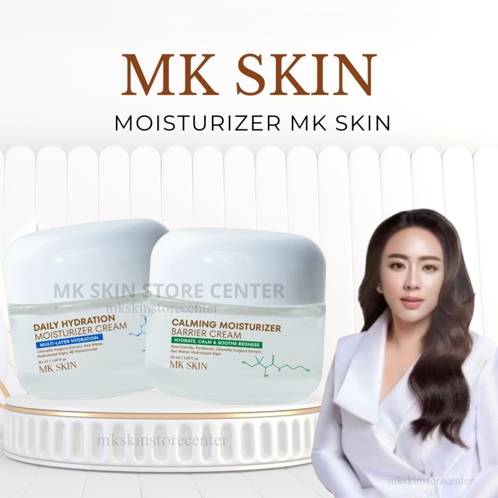 MK SKIN Hydration Moisturizer & Calming Moisturizer (Melembabkan Wajah & Memperbaiki Skin Barrier)