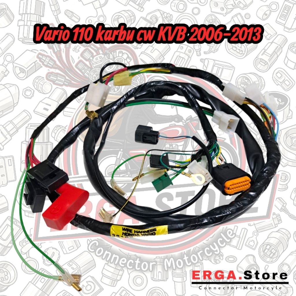 KABEL BODY WIRE HARNESS HONDA VARIO  110 KARBU KVB 2006-2013 / KABEL BODY VARIO CW 110 KARBU