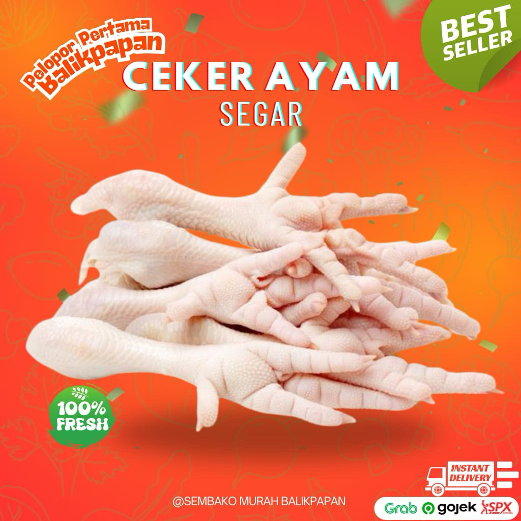

ceker ayam segar per pcs