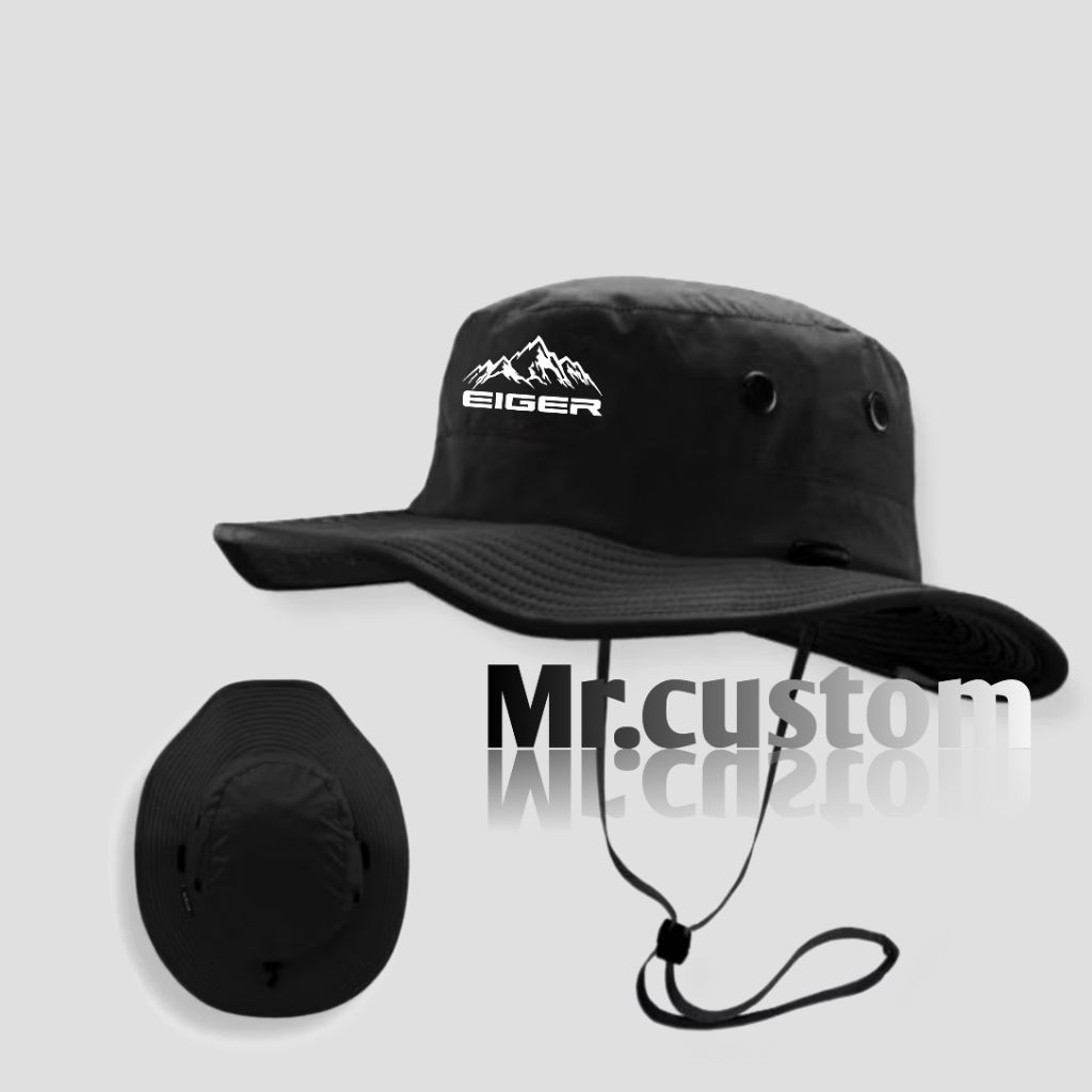 Topi Gunung Outdoor Lokal Brand/ Topi Rimba Adventure Pria Wanita Dewasa