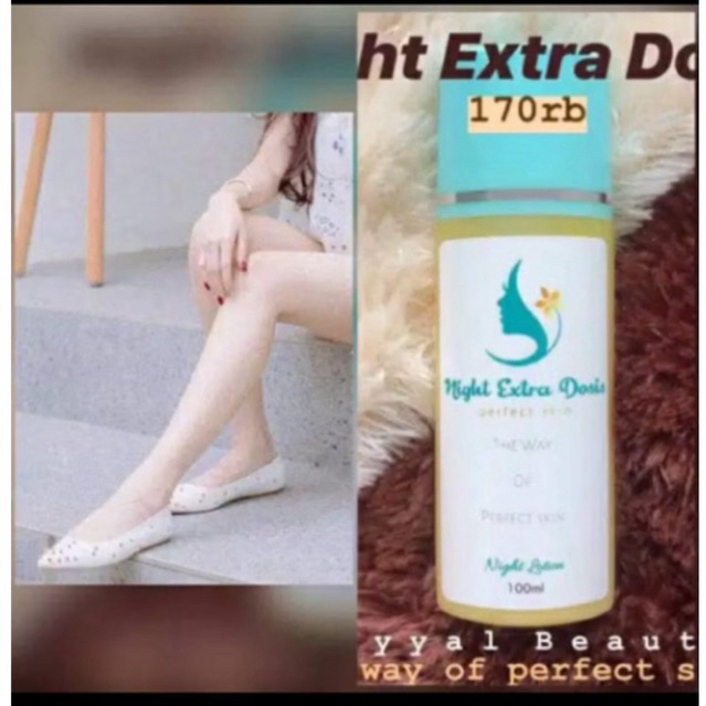 HB EXTRA DOBEL DOSIS NIGHT WHITENING (kulit badak)