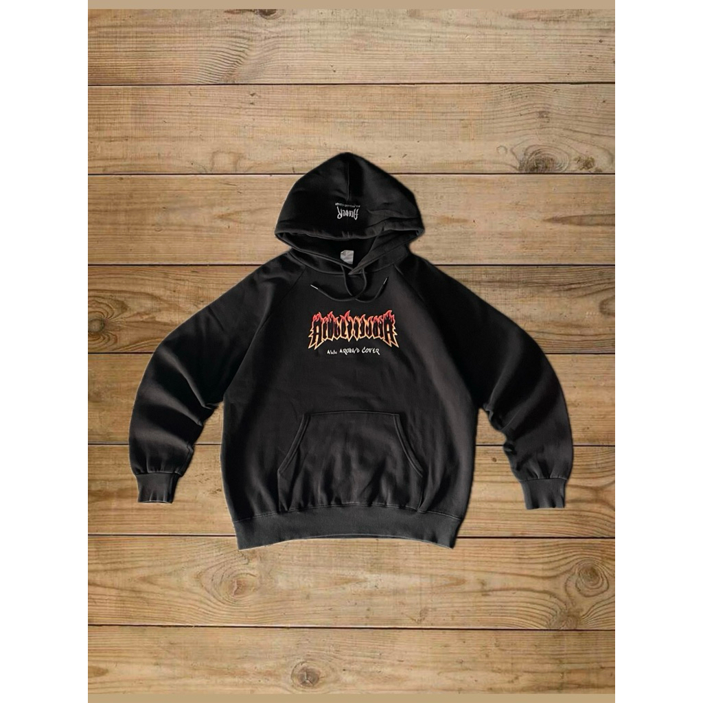 HOODIE ACOVER / ALL AROUND COVER BLACK / HITAM SECOND ORIGINAL