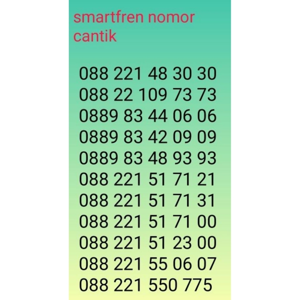 Smartfren cantik kuotanya 3GB