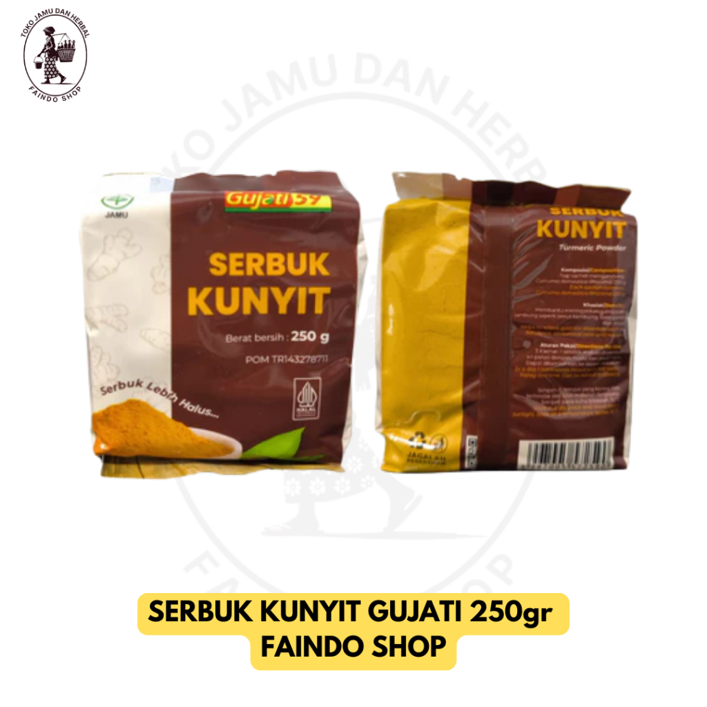 

Kunyit Kunir Gujati 250gr Serbuk Halus