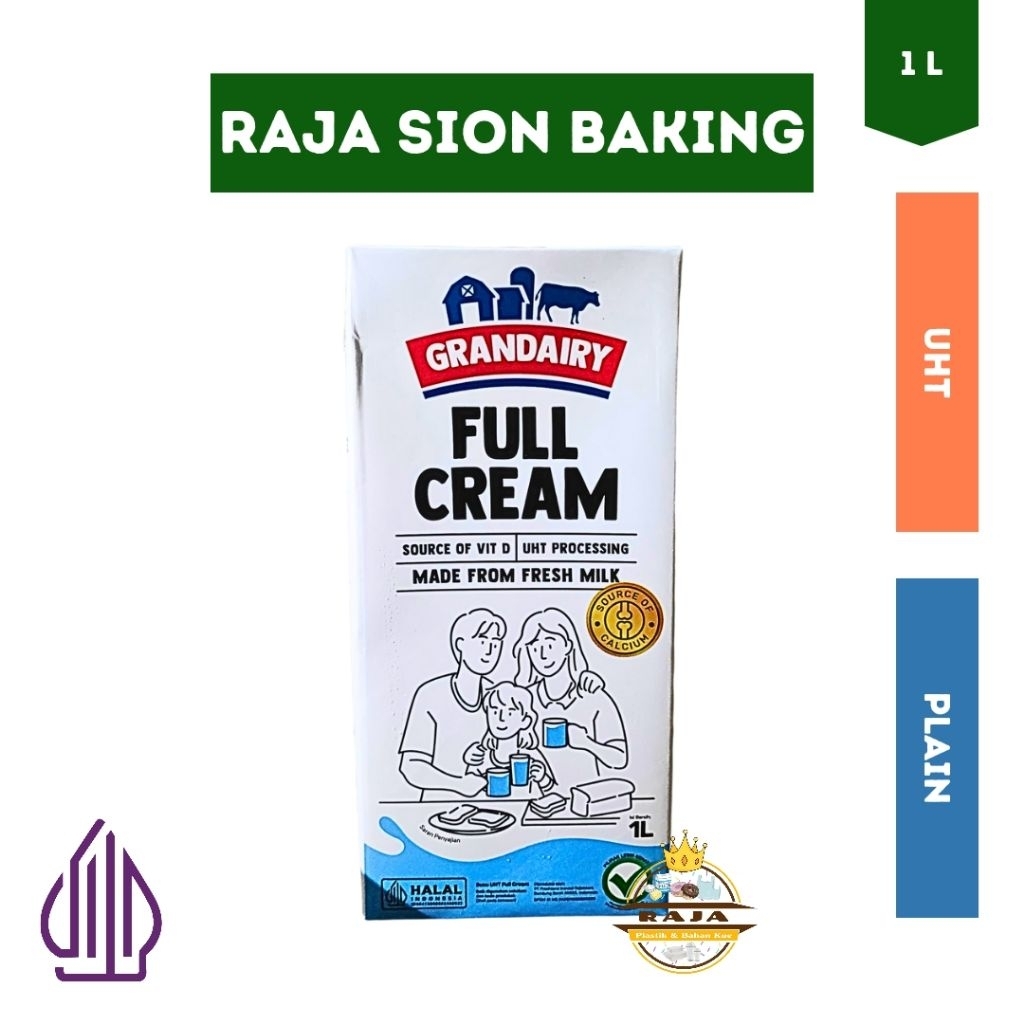 

Susu UHT Grand Dairy Full Cream 1 Liter