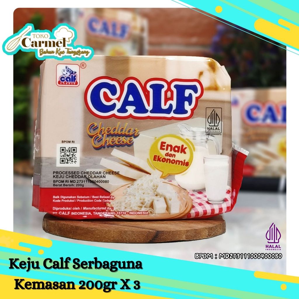 

PAKET HEMAT ISI 3 - Keju Calf Serbaguna 200gr