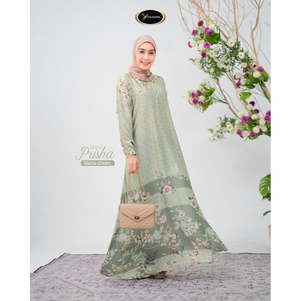 TERBARU✅PRISHA DRESS ORI BY YESSANA