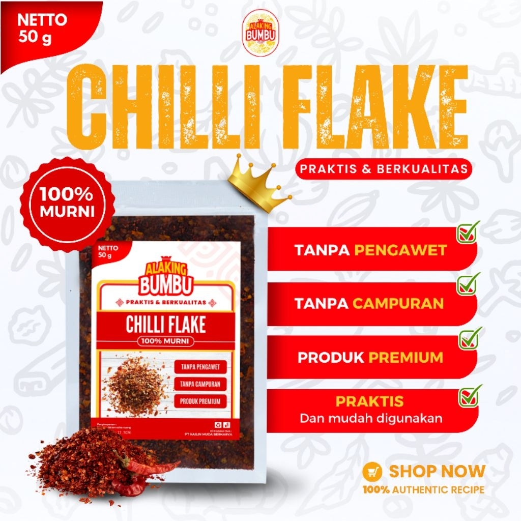 

ALAKING BUMBU Chilli Flake 50gram