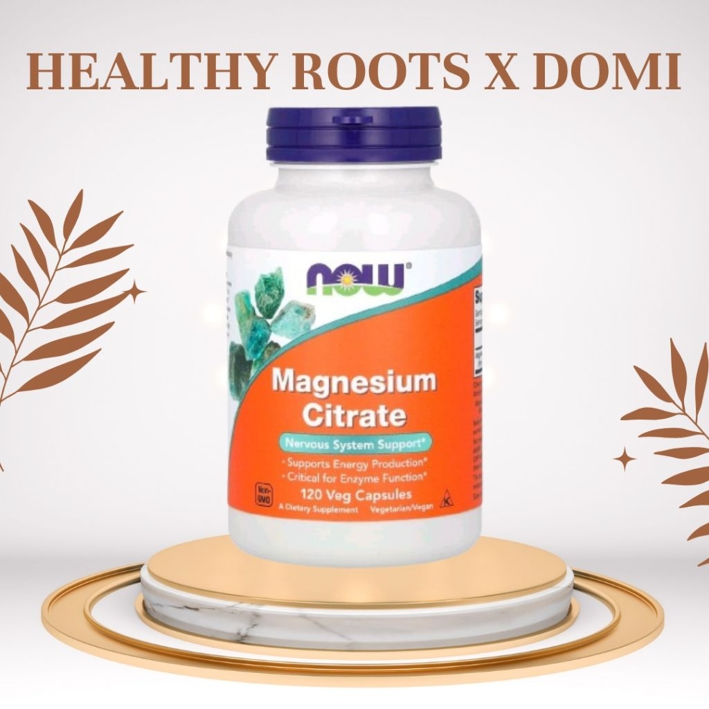 Magnesium Citrate Solaray, now & naturbell