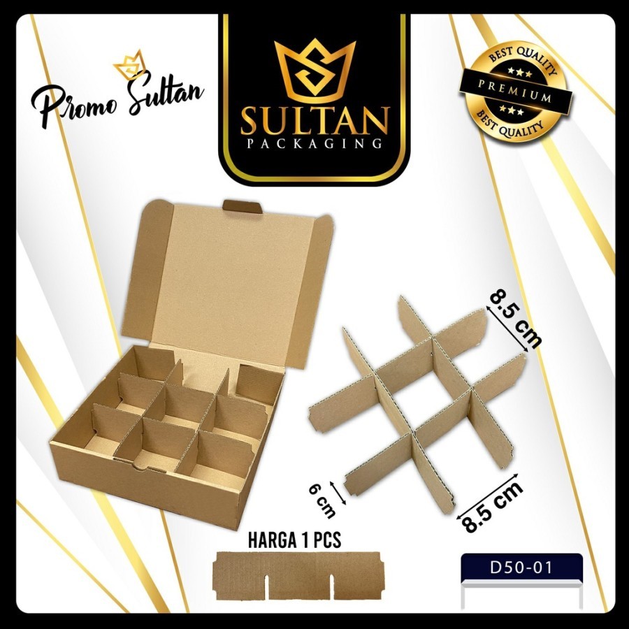 Sekat Box - Sekat Kotak Kue - Pembatas Box - D50