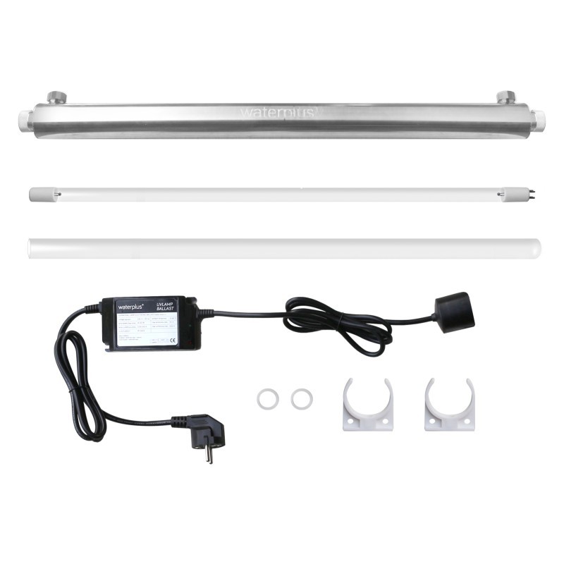 UV Set Aqualux – Paket Lengkap Sterilisasi Air Minum: Lampu UV, Ballast, Tabung Stainless & Kaca Pel
