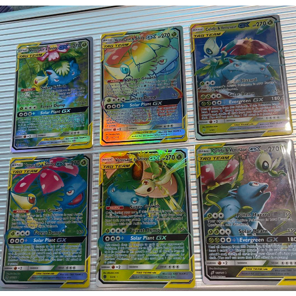 Custom Order -Pokemon Card Venusaur & , GX TAG TEAM Overseas Edition Set